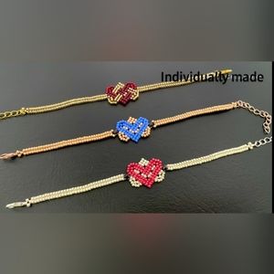 Flat Beaded bracelet